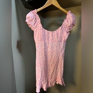 Floral Pink Ditsy Dress